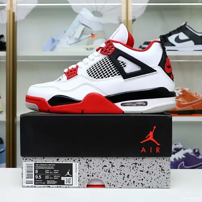 RETRO 4 RED' 'FIRE JORDAN 2012 Kimikick AIR 0728